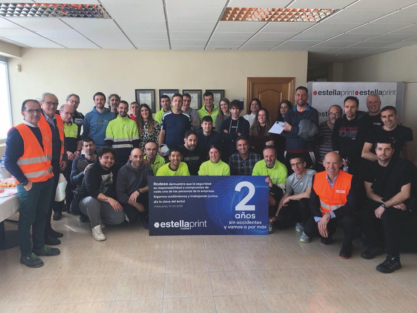 2 años sin accidentes en RODESA