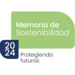 Cuidado del medio ambiente y sostenibilidad, con un diseño moderno y colorido que destaca el compromiso de proteger los futuros del planeta en 2024.