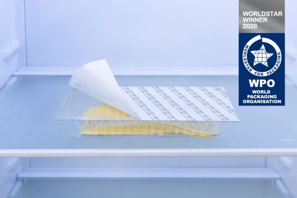 Envase sostenible ReKeepEat de Grupo Lantero para alimentos, ganador del WorldStar Award 2026.