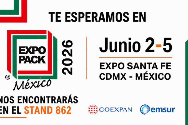 Coexpan y Emsur en EXPO PACK México 2026 presentando innovaciones de packaging